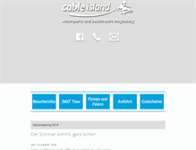 Tablet Screenshot of cable-island.de